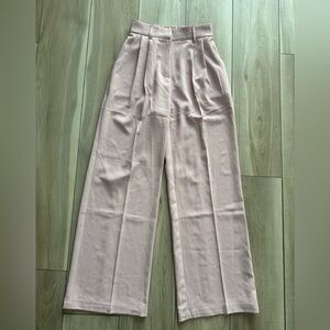 Funyyzo Pink Women's Wide-Leg Dress Pants - XS